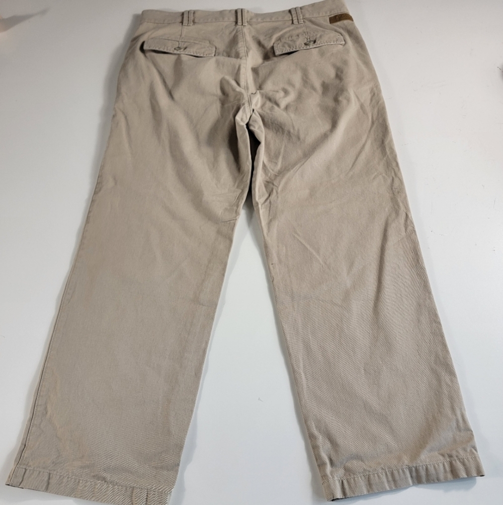 Cabelas Casuals Mens Pants 36x30  Tan Beige made in peru khaki - Picture 2 of 5